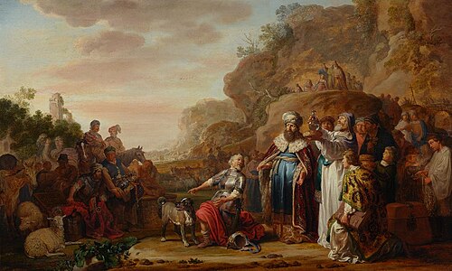 Abraham und Melchisedek, 1639, Nicolaes Cornelisz Moeyaert
