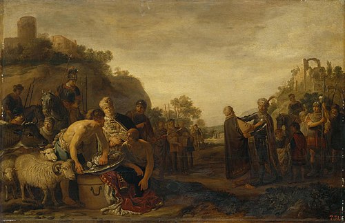 Samuel and Saul, 1650, Nicolaes Cornelisz Moeyaert