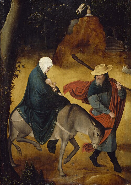 La fuite en Egypte, 1523, Jan de Beer
