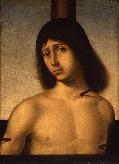 St. Sebastian, 1490, Antonello de Saliba
