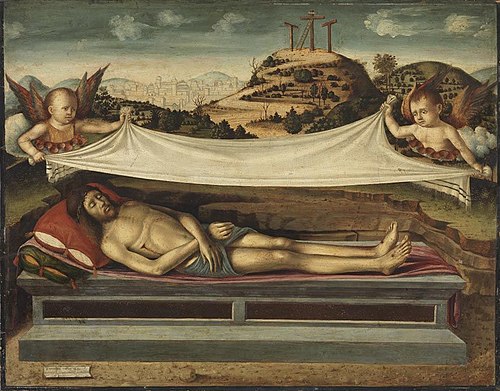 Lamentation of Christ, 1500, Antonello de Saliba