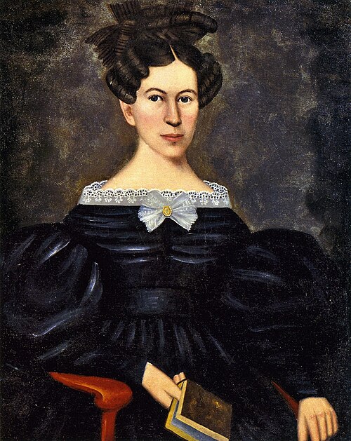 Portrait of Augusta Mason Doten, 1833, Erastus Salisbury Field
