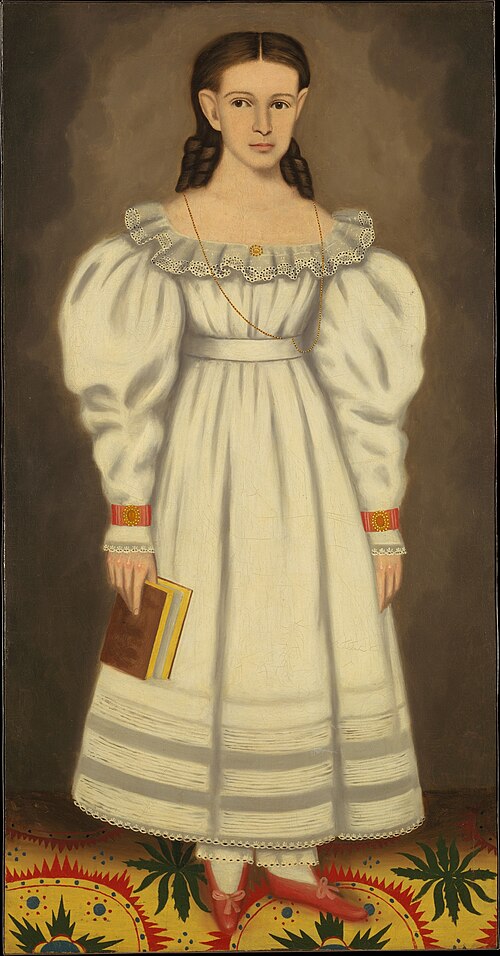 Girl of the Bangs-Phelps Family, 1848, Erastus Salisbury Field