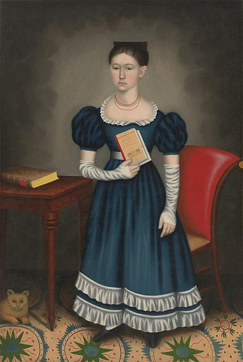 Portrait of a Girl, 1835, Erastus Salisbury Field