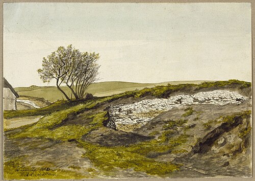 Affaldsdynge, Fannerup, Ginnerup sogn., 1860, Andreas Peter Madsen