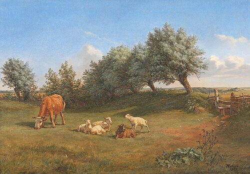 Et vænge, 1847, Andreas Peter Madsen