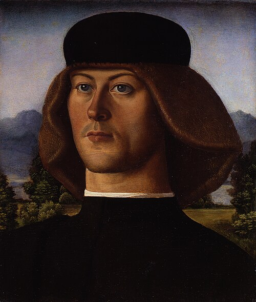 Portrait of a Young Man, 1500, Lattanzio da Rimini