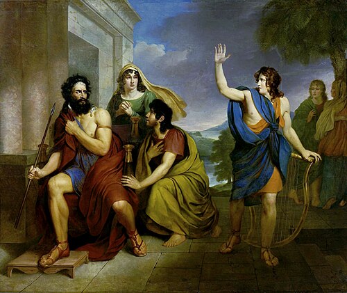 La colère de Saül contre David., 1812, Antoni Brodowski