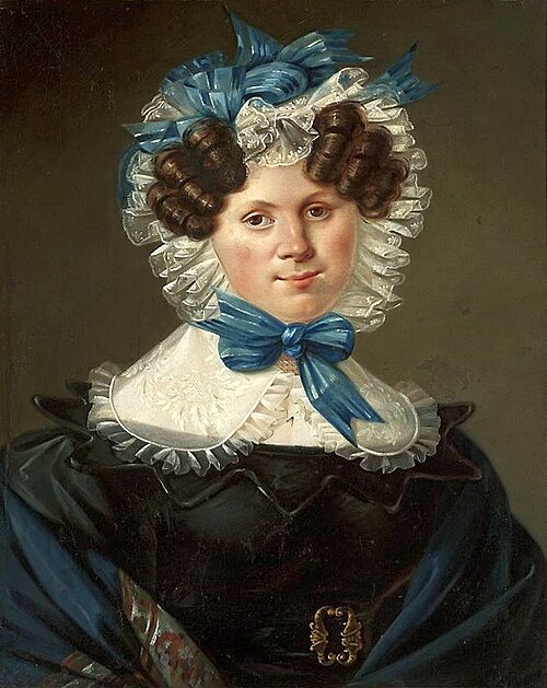 Portrait de Marianna Petiscus., 1830, Antoni Brodowski