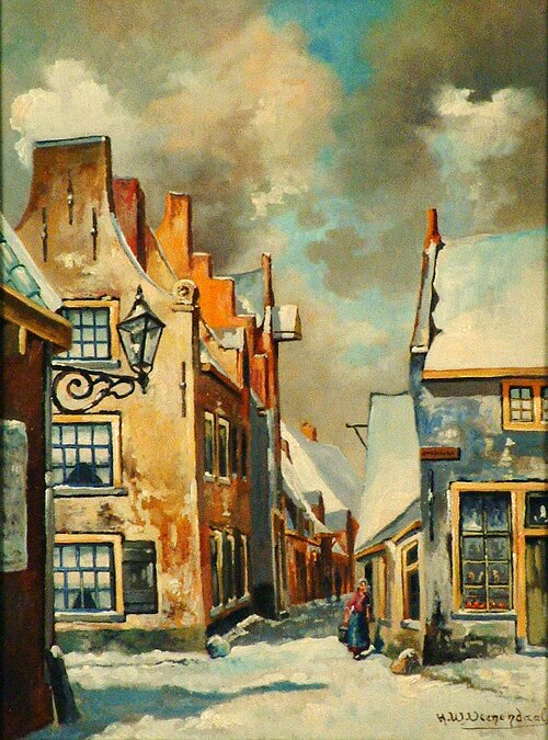 Paternostersteeg, Amersfoort, 1920, H.W. Veenendaal
