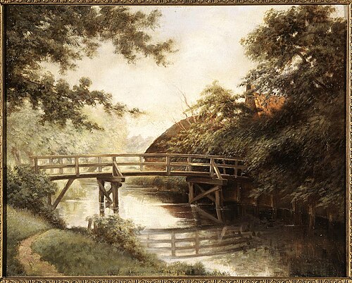 Brug over Flierbeek., 1910, H.W. Veenendaal