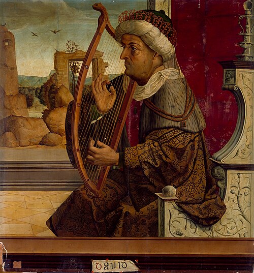 El rey David, 1525, Maestro de Becerril