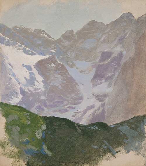 Mountain Landscape, 1896, Antoni Piotrowski