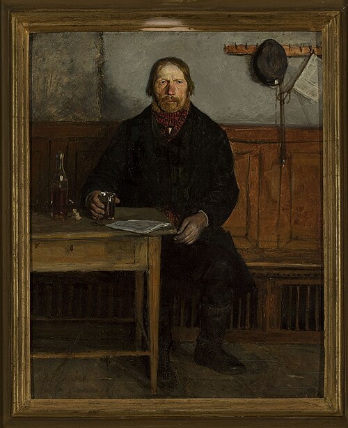 Dans l'auberge., 1877, Antoni Piotrowski