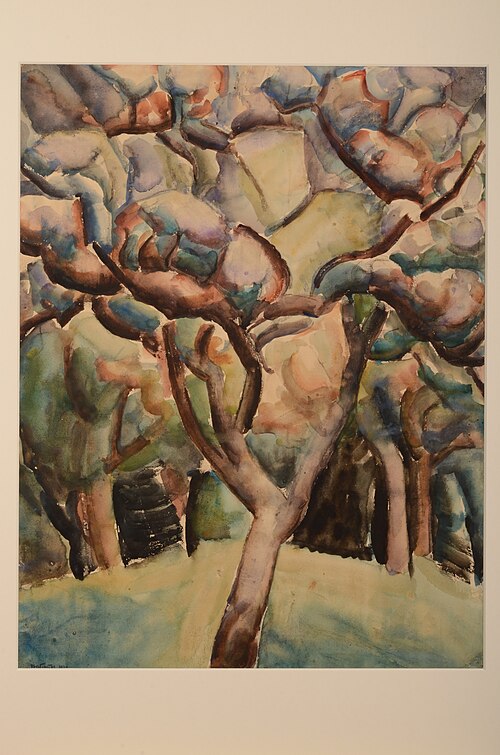 Bloeiende boom, 1921, Leo Gestel