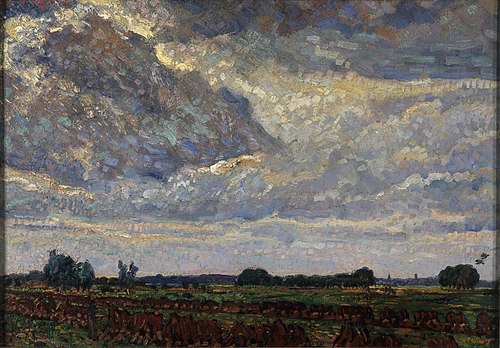 Buiig weer (landschap bij Montfoort), 1909, Leo Gestel