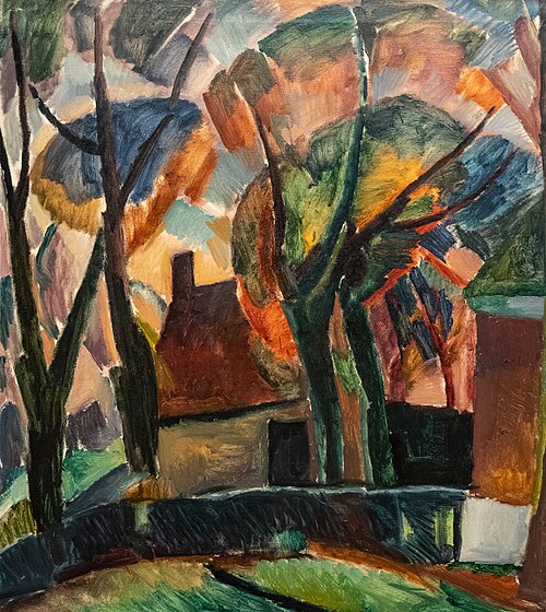 Farm at Beemster, 1915, Leo Gestel