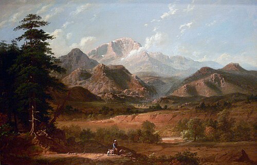 View of Pike's Peak, 1872, George Caleb Bingham