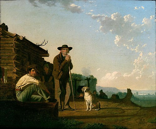 The Squatters, 1850, George Caleb Bingham