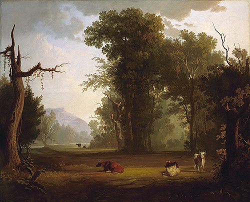 Landscape with Cattle, 1846, George Caleb Bingham