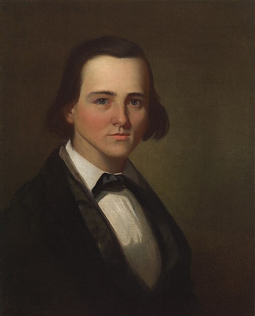 The Student (Dr. Oscar Fitzland Potter), 1848, George Caleb Bingham