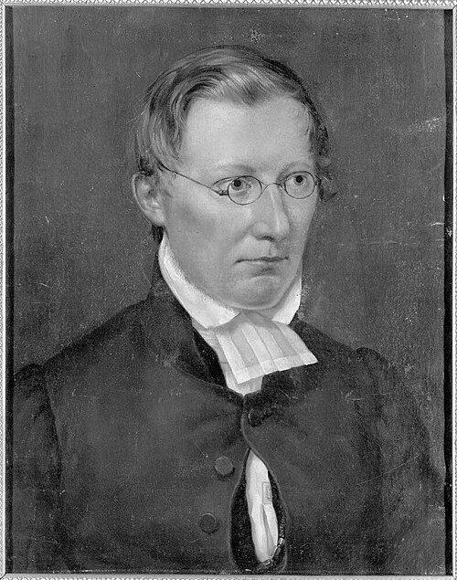 Gustaf Henrik Mellin, Priest and Author, 1835, Carl Peter Mazer