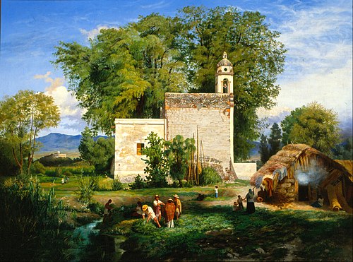 Landscape of San Cristóbal Romita, 1857, Luis Coto
