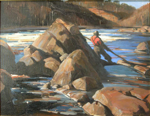 River Driver, 1932, Frank Charles Hennessey