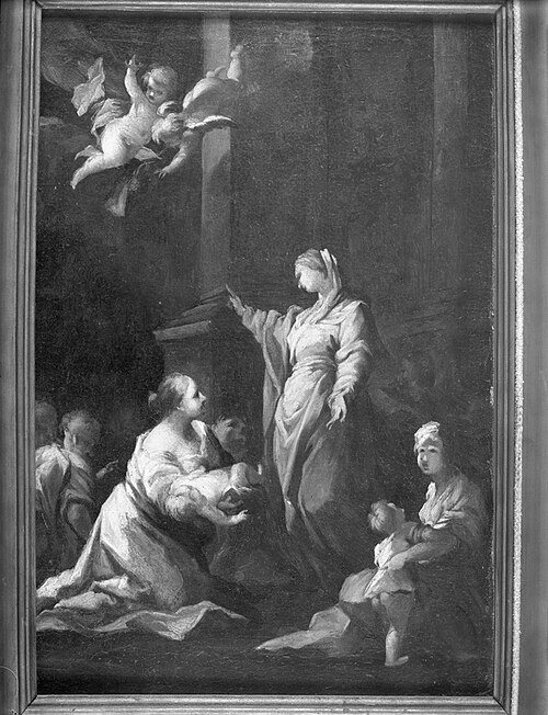 Saint Verdiana Healing a Child, 1711, Giovanni Camillo Sagrestani