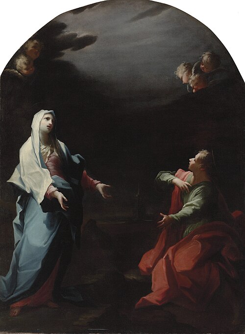 The Madonna and Saint John the Evangelist, 1707, Giovanni Camillo Sagrestani