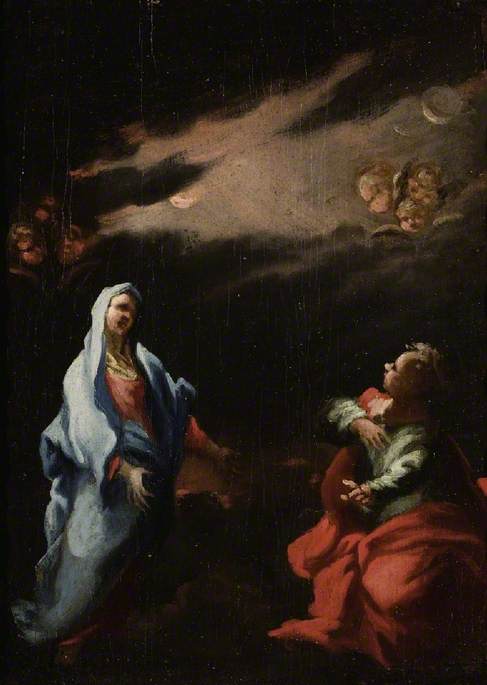 The Virgin with St. John, , Giovanni Camillo Sagrestani