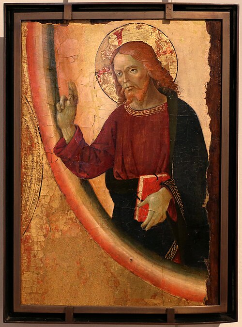frammento con cristo benedicente, , Antoniazzo Romano