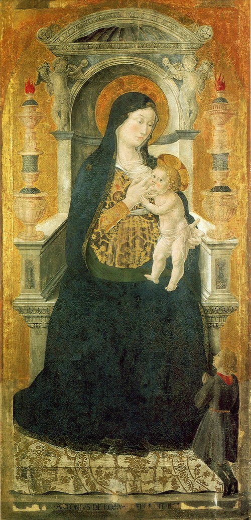 Madonna and child, 1464, Antoniazzo Romano