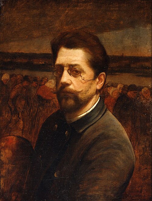 Self-portrait (1898), 1898, Eugène Laermans