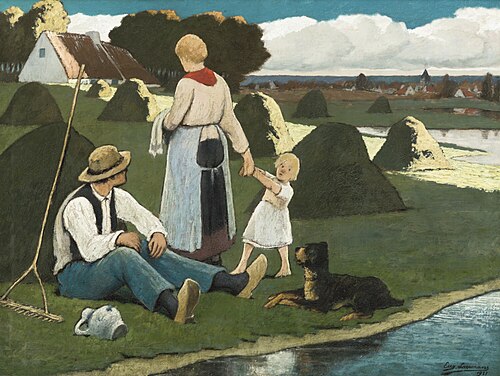 Haying, 1921, Eugène Laermans