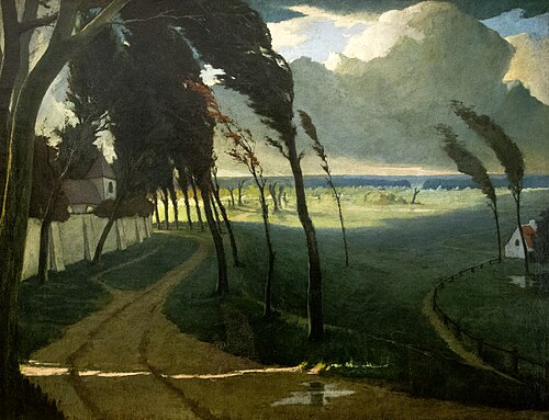 Storm, 1899, Eugène Laermans