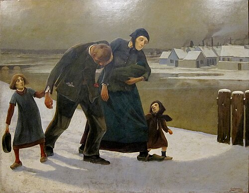 L'ivrogne, 1898, Eugène Laermans