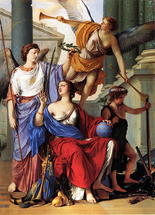 Allégorie de la régence d'Anne d'Autriche, 1648, Laurent de La Hyre