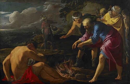 Saint Paul naufragé à Malte, 1630, Laurent de La Hyre