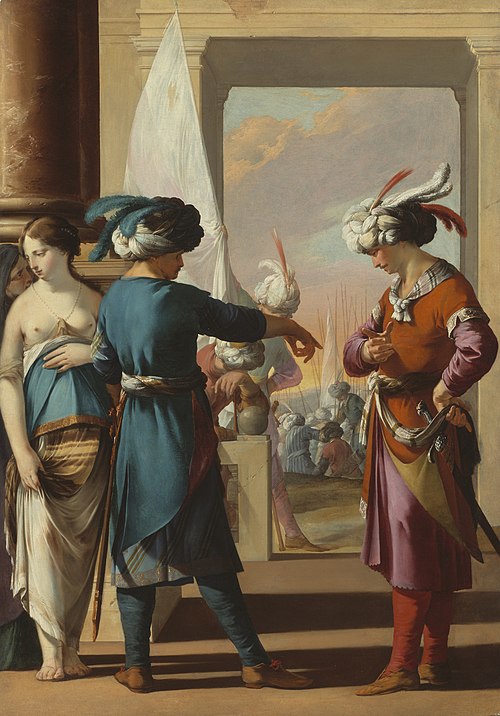 Panthea, Cyrus, and Araspas, 1631, Laurent de La Hyre