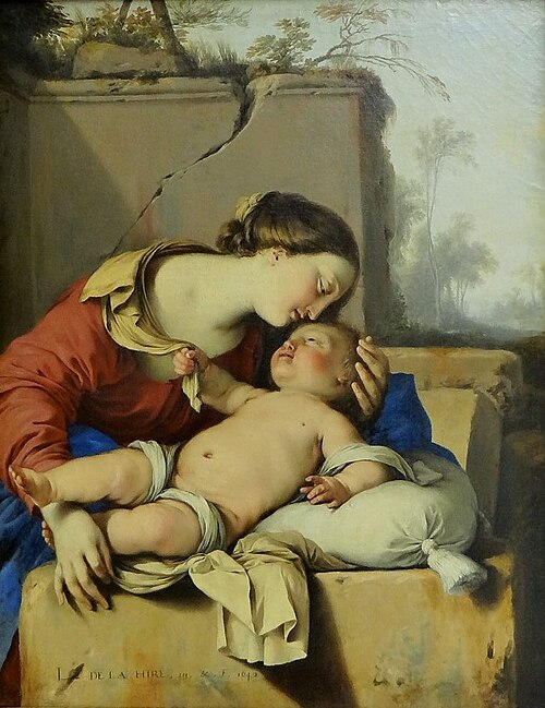 La Vierge à l'Enfant, 1642, Laurent de La Hyre