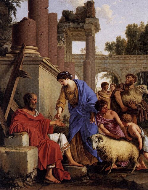 Job restored to prosperity, 1648, Laurent de La Hyre