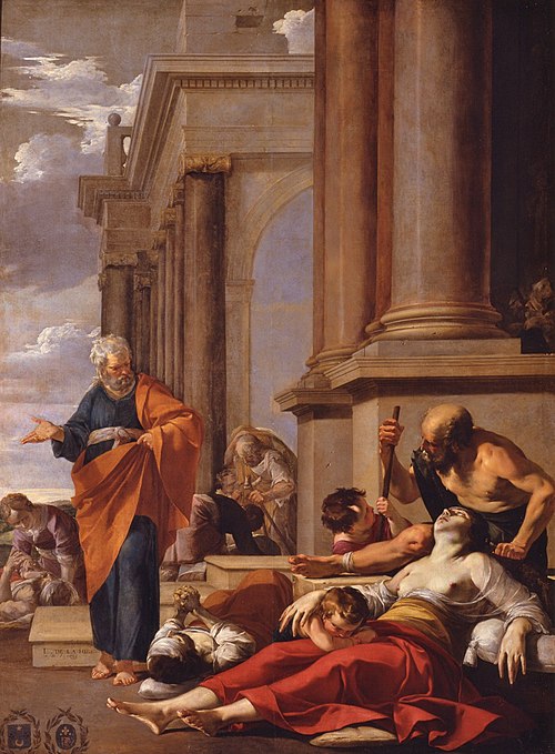 Saint Pierre guérissant les malades de son ombre, 1635, Laurent de La Hyre