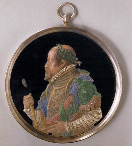 Медальйон-портрет імператора Максиміліана II, 1575, Antonio Abondio