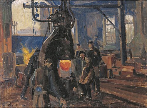 Foundry, 1900, Ali Munsterhjelm