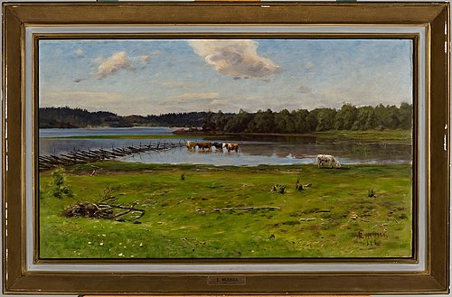 Shore Landscape from Åland, 1888, Elias Muukka