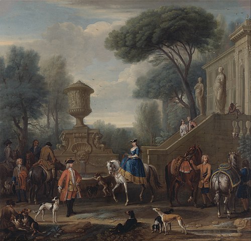 Preparing for the Hunt, 1745, John Wootton