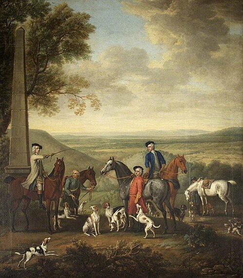 The Meet of a Hunt with Henry II Hoare (1705 - 1785), 1729, John Wootton