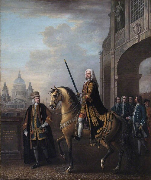 Equestrian Portrait of Sir Richard Hoare (1709-1754), as Lord Mayor of London, 1746, John Wootton