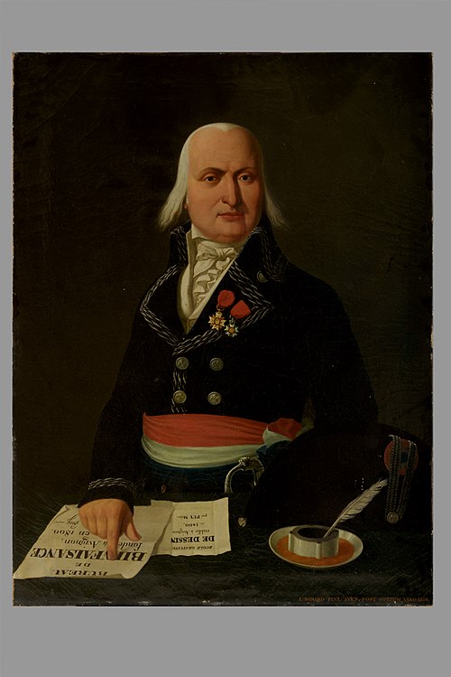 Portrait de Guillaume Puy, maire d'Avignon de 1795 à 1815, 1800, Louis Xavier Bonard